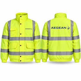 Aegean Airlines Reflective Winter Jackets