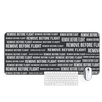 Thumbnail for Remove Before Flight 3-Black Designed Desk Mats