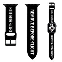 Thumbnail for Remove Before Flight Designed Soft Silicone Apple Watch Bands