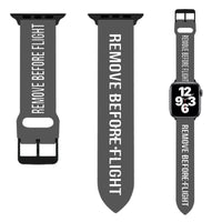 Thumbnail for Remove Before Flight Designed Soft Silicone Apple Watch Bands