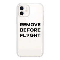Thumbnail for Remove Before Flight Designed Transparent Silicone iPhone Cases