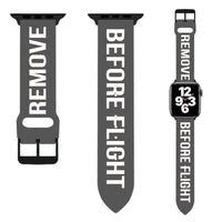 Thumbnail for Remove Before Flight (Edition 2) Designed Soft Silicone Apple Watch Bands