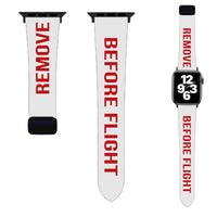 Thumbnail for Remove Before Flight (Edition 2) Designed Soft Silicone Apple Watch Bands