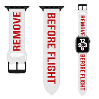 Thumbnail for Remove Before Flight (Edition 2) Designed Soft Silicone Apple Watch Bands