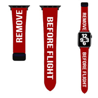 Thumbnail for Remove Before Flight (Edition 2) Red Designed Soft Silicone Apple Watch Bands