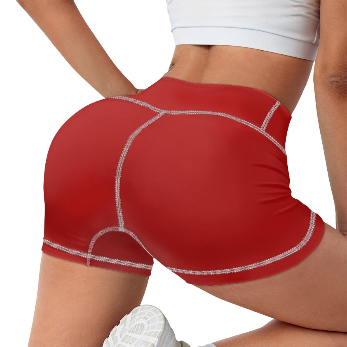 Remove Before Flight (1) Designed Women Yoga Shorts Pants