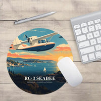 Thumbnail for Republic RC-3 Seabee - 3D - Round Mouse Pad - Full Print