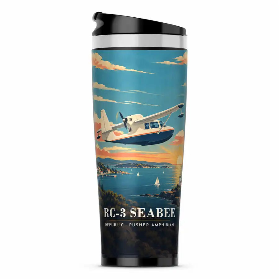 Republic RC-3 Seabee - 3D - Stainless Steel (No Holder) - Full Print