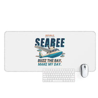 Thumbnail for Republic RC-3 Seabee - Cartoon - Desk Mat - White