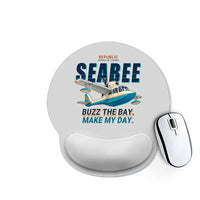 Thumbnail for Republic RC-3 Seabee - Cartoon - Ergonomic Mouse Pad - Light Gray