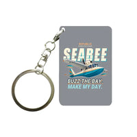 Thumbnail for Republic RC-3 Seabee - Cartoon - Key Chain - Gray