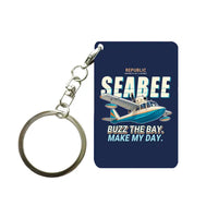 Thumbnail for Republic RC-3 Seabee - Cartoon - Key Chain - Navy Blue