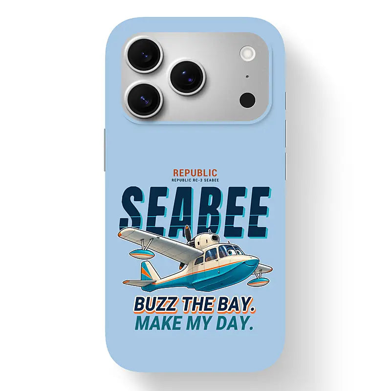 Republic RC-3 Seabee - Cartoon - MagSafe iPhone 17 Pro - Light Blue