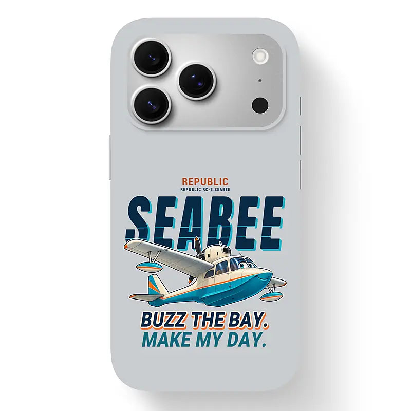 Republic RC-3 Seabee - Cartoon - MagSafe iPhone 17 Pro - Light Gray