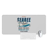 Thumbnail for Republic RC-3 Seabee - Cartoon + Name - Desk Mat - Light Gray
