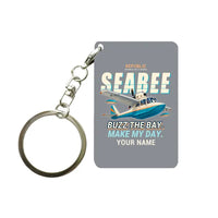 Thumbnail for Republic RC-3 Seabee - Cartoon + Name - Key Chain - Gray