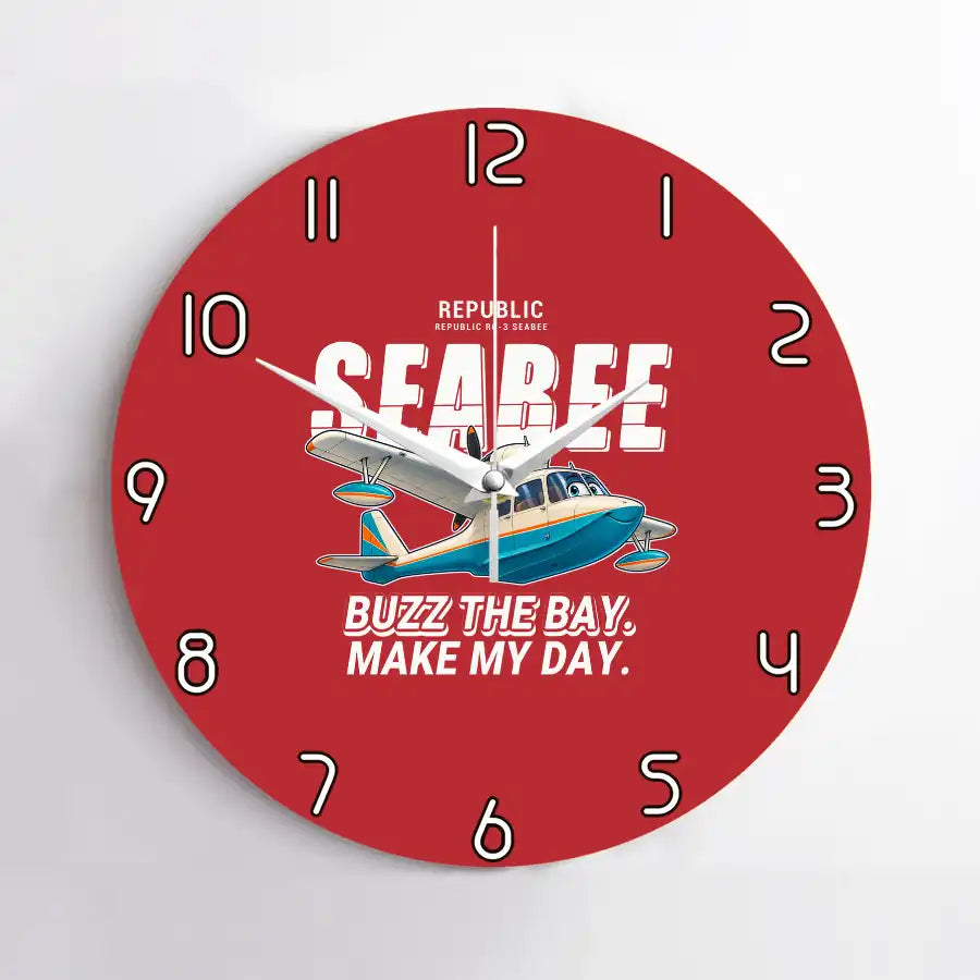 Republic RC-3 Seabee - Cartoon - No Frame - Red