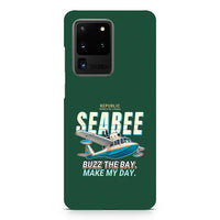 Thumbnail for Republic RC-3 Seabee - Cartoon - Samsung Case - Dark Green