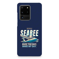 Thumbnail for Republic RC-3 Seabee - Cartoon - Samsung Case - Navy Blue