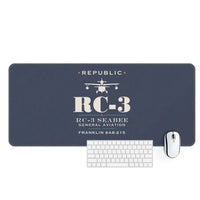 Thumbnail for Republic RC-3 Seabee - Heritage - Desk Mat - Navy Blue