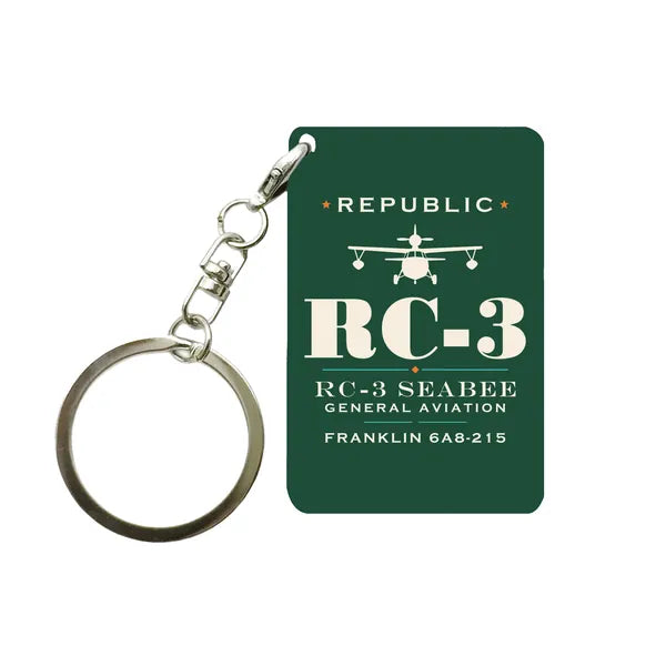 Republic RC-3 Seabee - Heritage - Key Chain - Dark Green