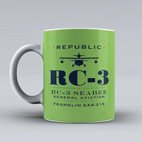 Thumbnail for Republic RC-3 Seabee - Heritage - Mug - Light Green