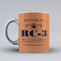 Thumbnail for Republic RC-3 Seabee - Heritage - Mug - Orange