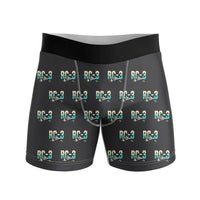 Thumbnail for Republic RC-3 Seabee - Men Boxers - Original Pattern - Black