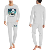 Thumbnail for Republic RC-3 Seabee - Men Pajamas - Original Chest + Name - Light Gray