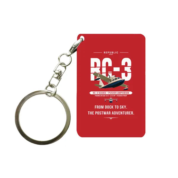 Republic RC-3 Seabee - Original - Key Chain - Red