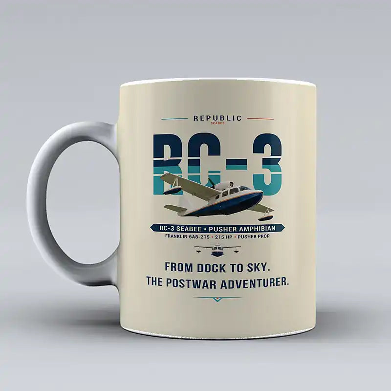 Republic RC-3 Seabee - Original - Mug - Beige
