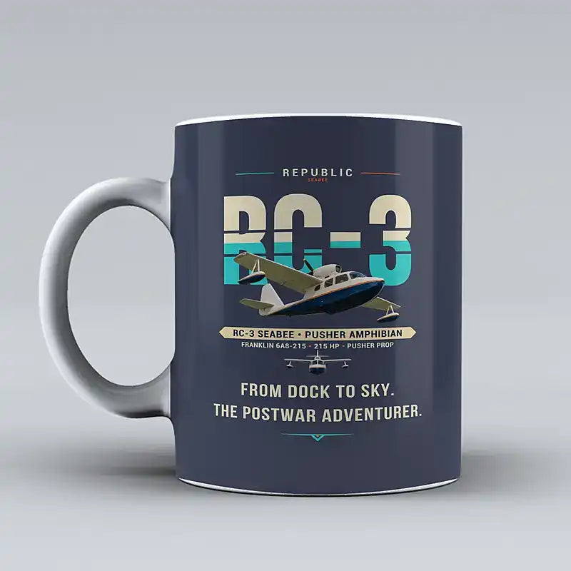 Republic RC-3 Seabee - Original - Mug - Dark Blue