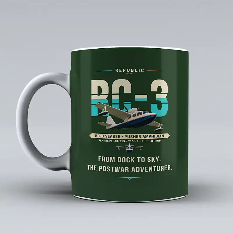 Republic RC-3 Seabee - Original - Mug - Dark Green