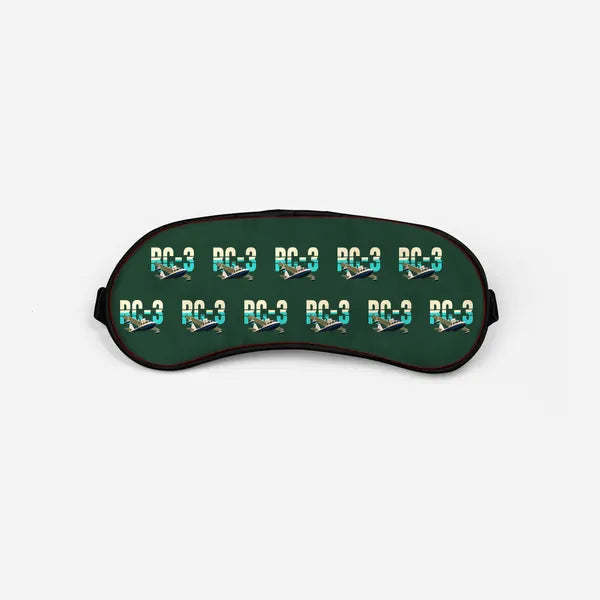 Republic RC-3 Seabee - Original Pattern - Sleep Mask - Dark Green