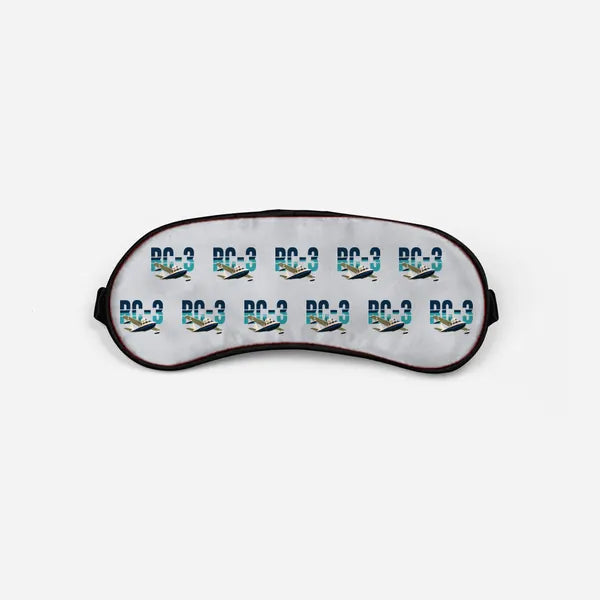 Republic RC-3 Seabee - Original Pattern - Sleep Mask - Light Gray