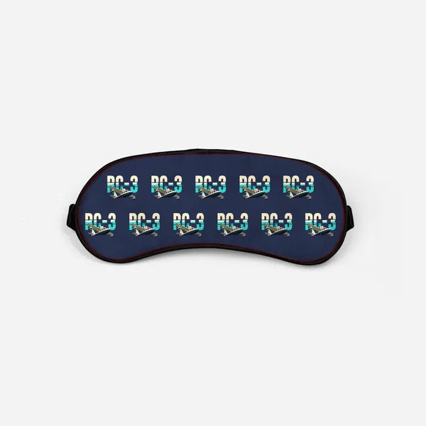 Republic RC-3 Seabee - Original Pattern - Sleep Mask - Navy Blue