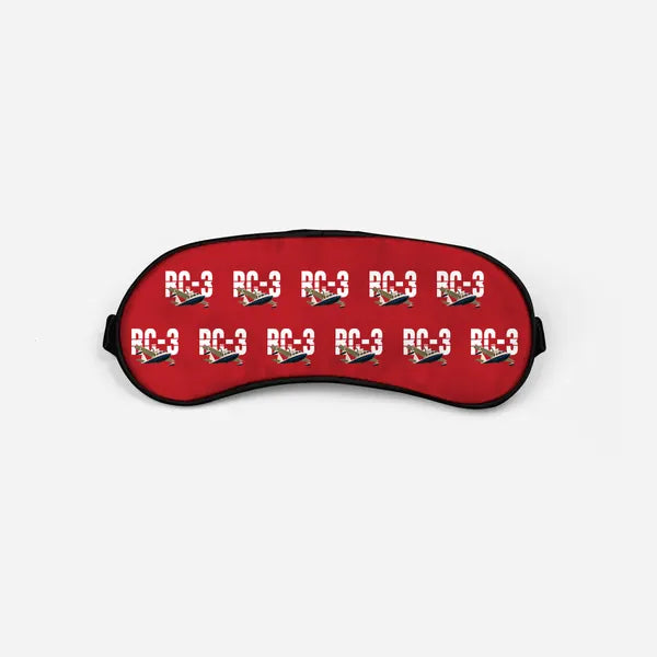 Republic RC-3 Seabee - Original Pattern - Sleep Mask - Red