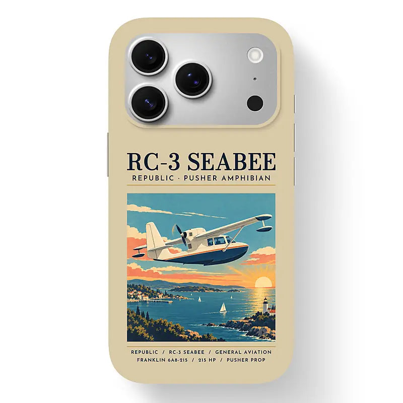 Republic RC-3 Seabee - Poster - MagSafe iPhone 17 Pro - Beige