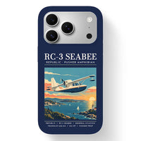 Thumbnail for Republic RC-3 Seabee - Poster - MagSafe iPhone 17 Pro - Navy Blue