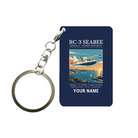 Thumbnail for Republic RC-3 Seabee - Poster + Name - Key Chain - Navy Blue