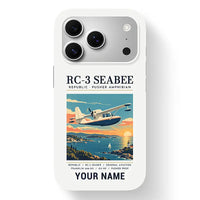 Thumbnail for Republic RC-3 Seabee - Poster + Name - MagSafe iPhone 17 Pro - White