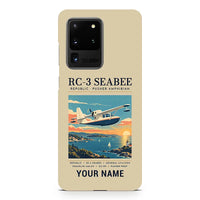 Thumbnail for Republic RC-3 Seabee - Poster + Name - Samsung Case - Beige
