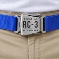 Thumbnail for Republic RC-3 Seabee - Seat Belt - Tag - Blue