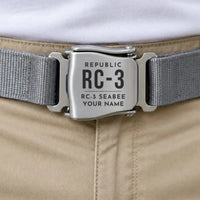Thumbnail for Republic RC-3 Seabee - Seat Belt - Tag + Name - Gray
