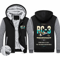 Thumbnail for Republic RC-3 Seabee Zipped Sweatshirts - Original - Black & Gray