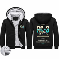 Thumbnail for Republic RC-3 Seabee Zipped Sweatshirts - Original - Black