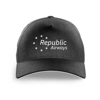 Thumbnail for Republic Airlines printed hat - black