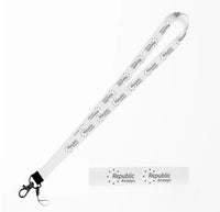 Thumbnail for Republic Airlines lanyard - white