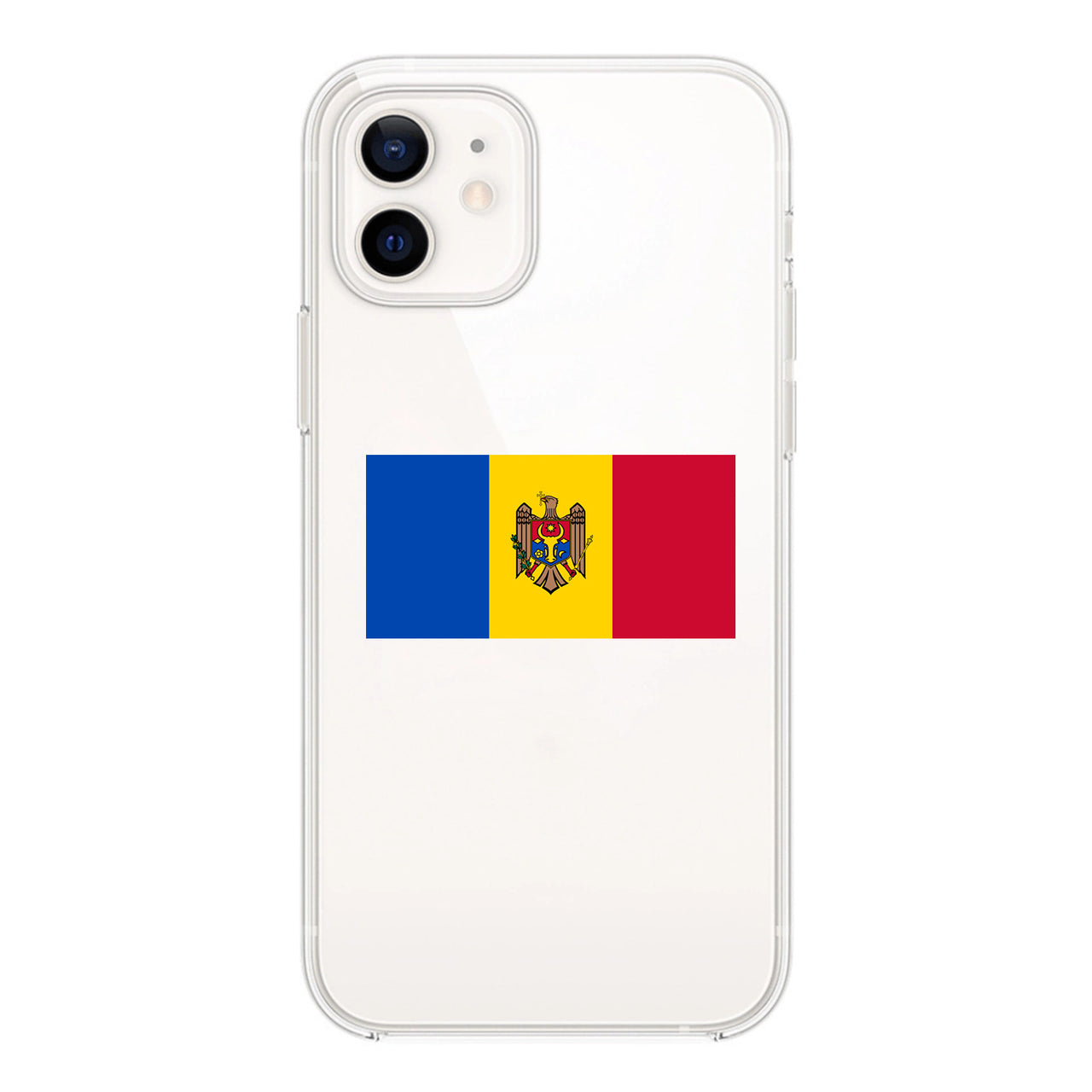 Republic of Moldova Designed Transparent Silicone iPhone Cases