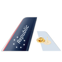 Thumbnail for Repubplic Airlines Designed Tail Shape Badges & Pins